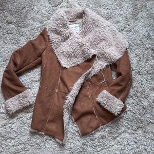 American Rag Brown Faux Shearling Jacket